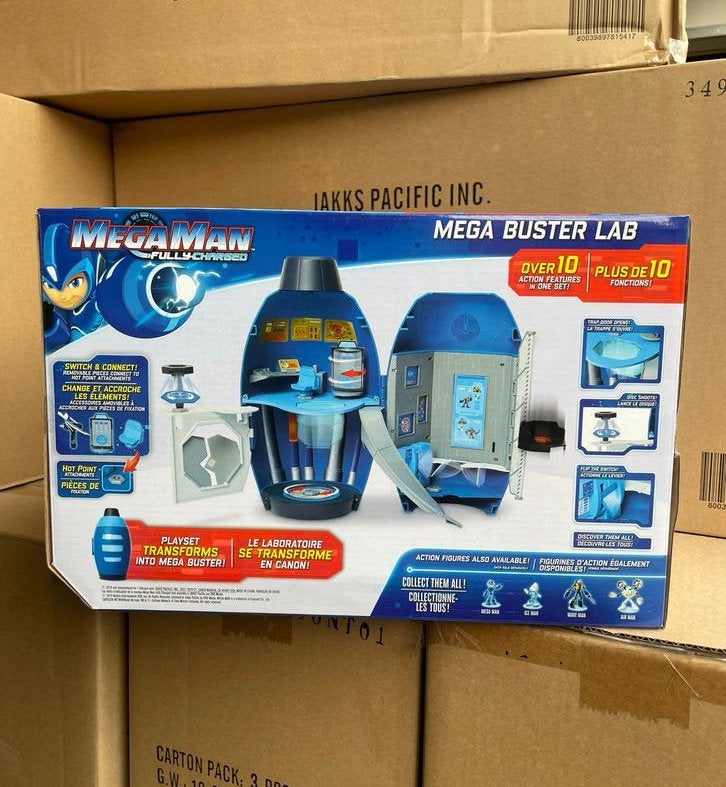 Mega Man Fully Charged Mega Buster Lab Speelset Nieuw, Ophalen of Verzenden, Nieuw
