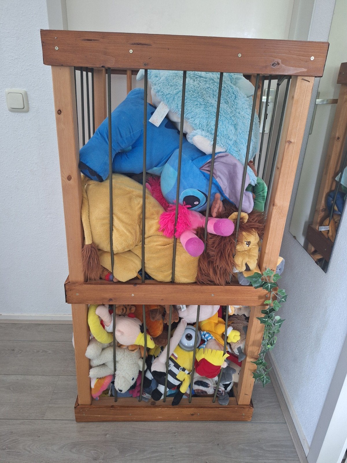 Houten speelgoedopberger / knuffelkooi, Ophalen, Gebruikt, Jongen of Meisje