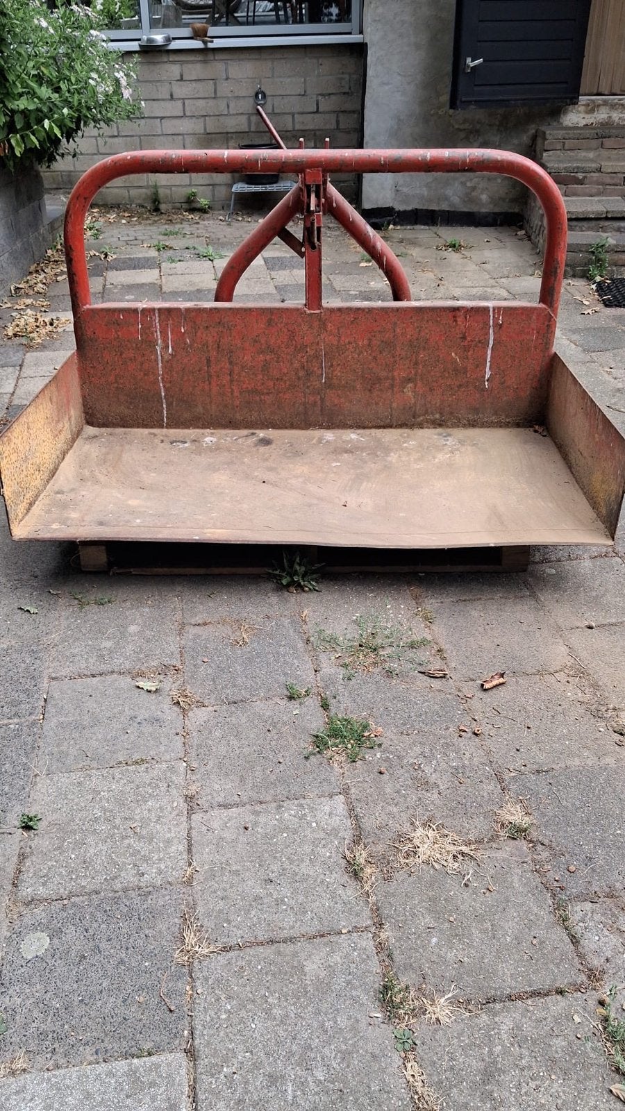 Grondbak traktor, Ophalen, Gebruikt
