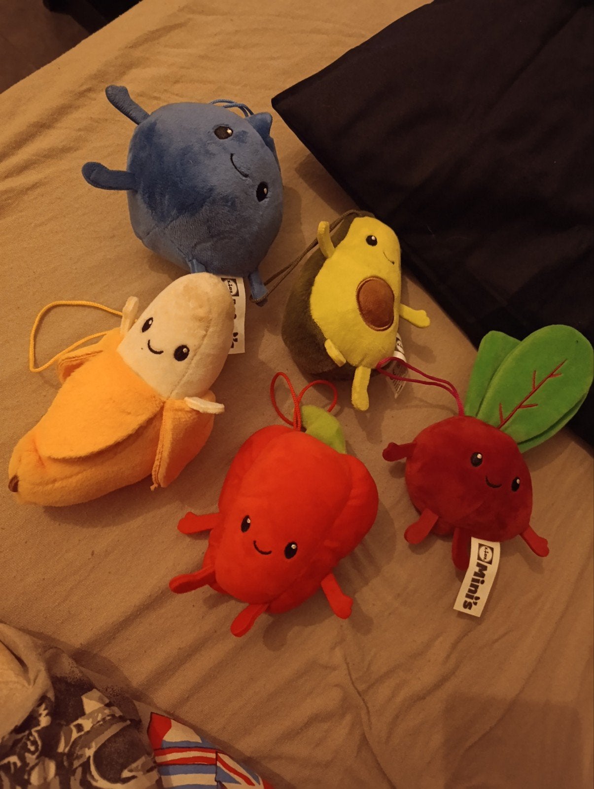 Leuke Mini's knuffels - Fruit en Groente, Overige merken, Overige typen, Ophalen of Verzenden, Klein (minder dan 20 cm)