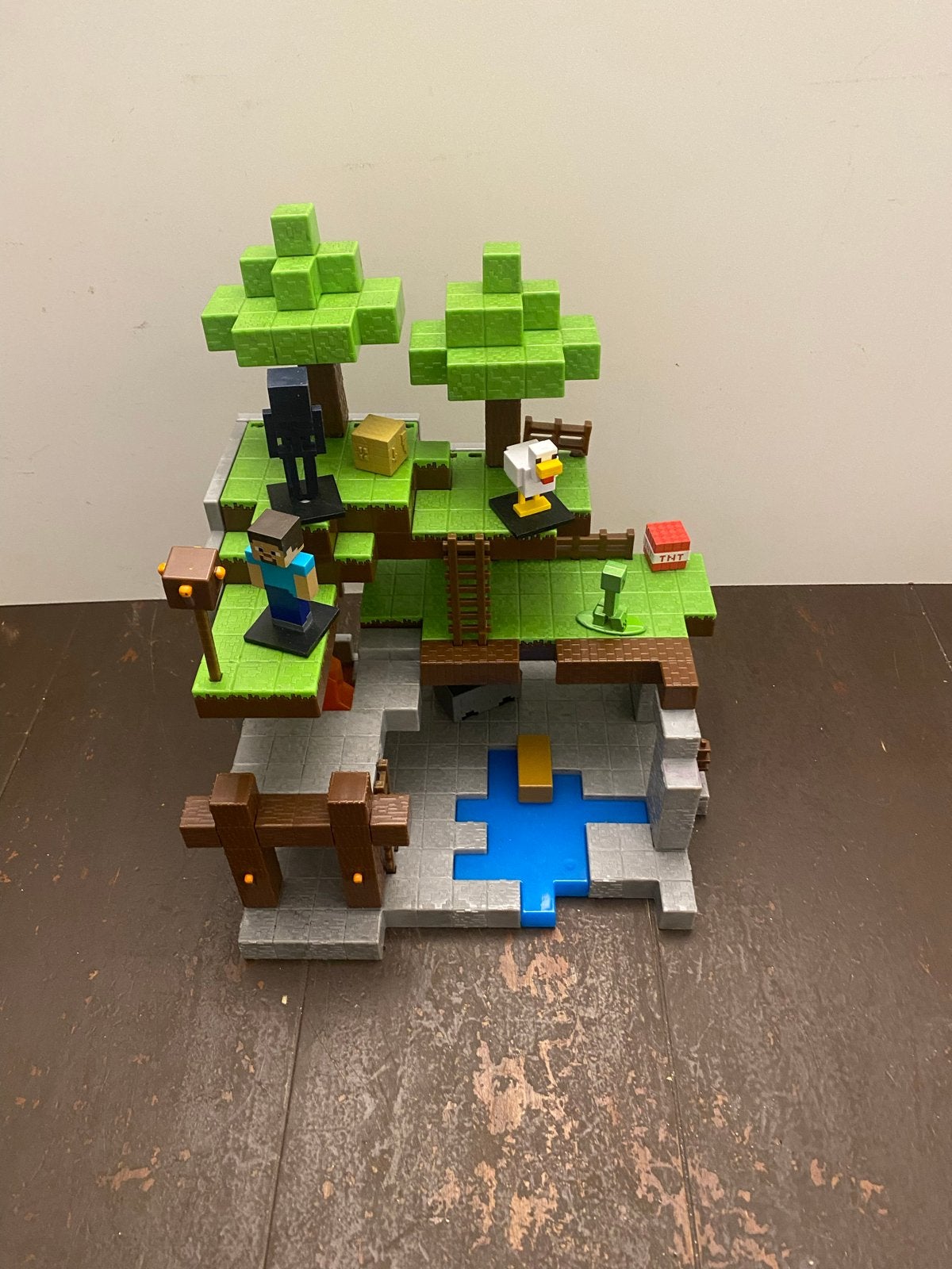 Minecraft speelset met figuren, Ophalen of Verzenden, Gebruikt, Jongen of Meisje