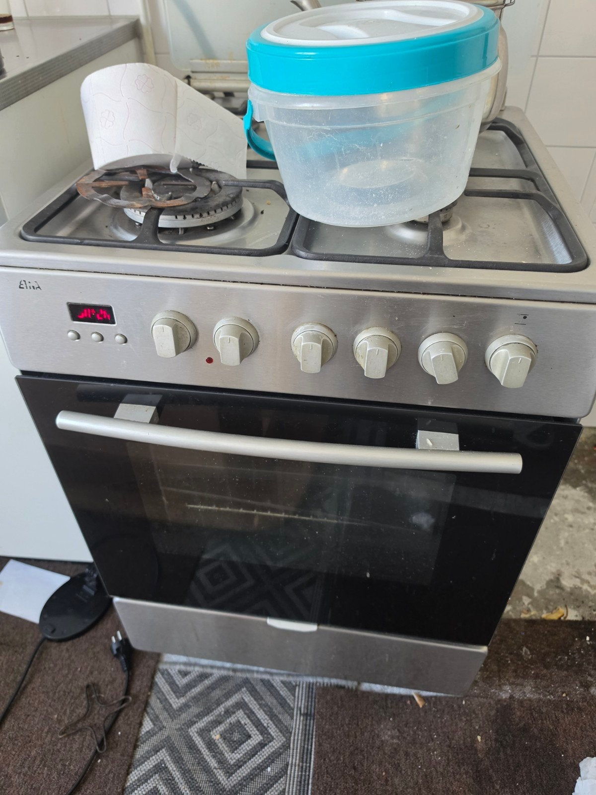 Oven gastel, Ophalen, Vrijstaand, Gas, 4 kookzones
