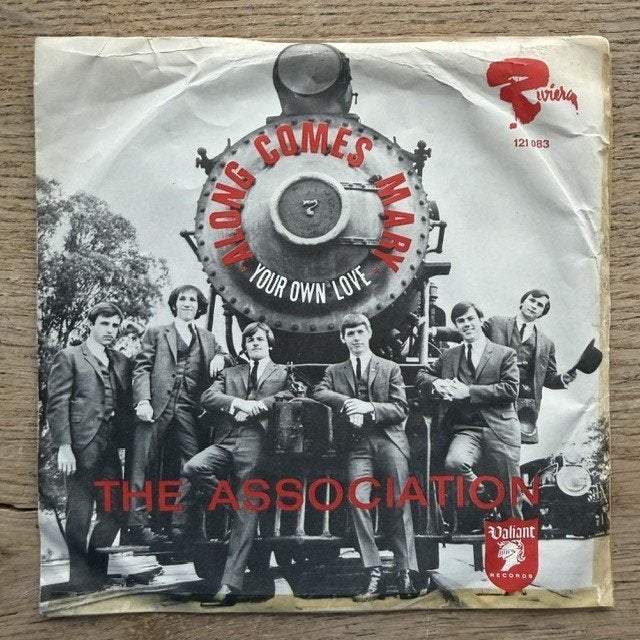 The Association -Along comes Mary, 7 inch, Ophalen of Verzenden, Pop, Fotohoes