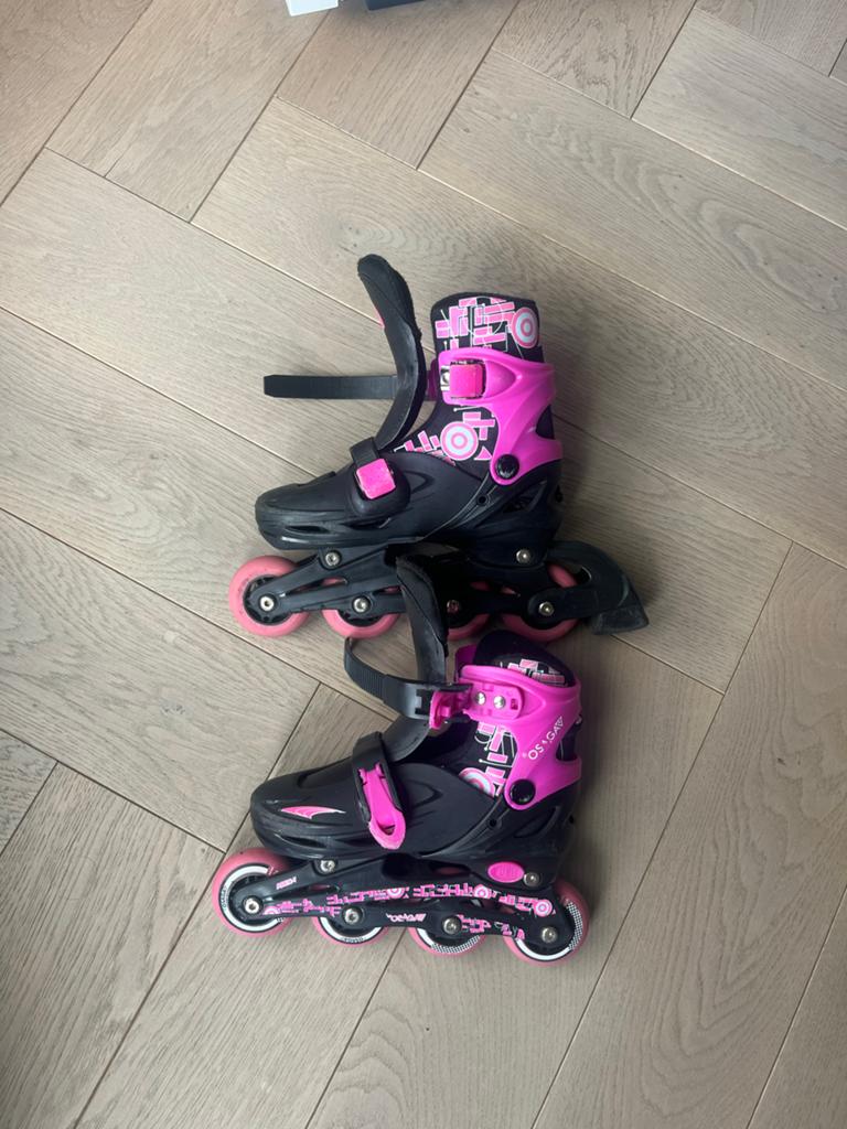 Kinder rolschaatsen - Verstelbaar en comfortabel maat 31-34, Ophalen, Verstelbaar, Gebruikt, Kinderen
