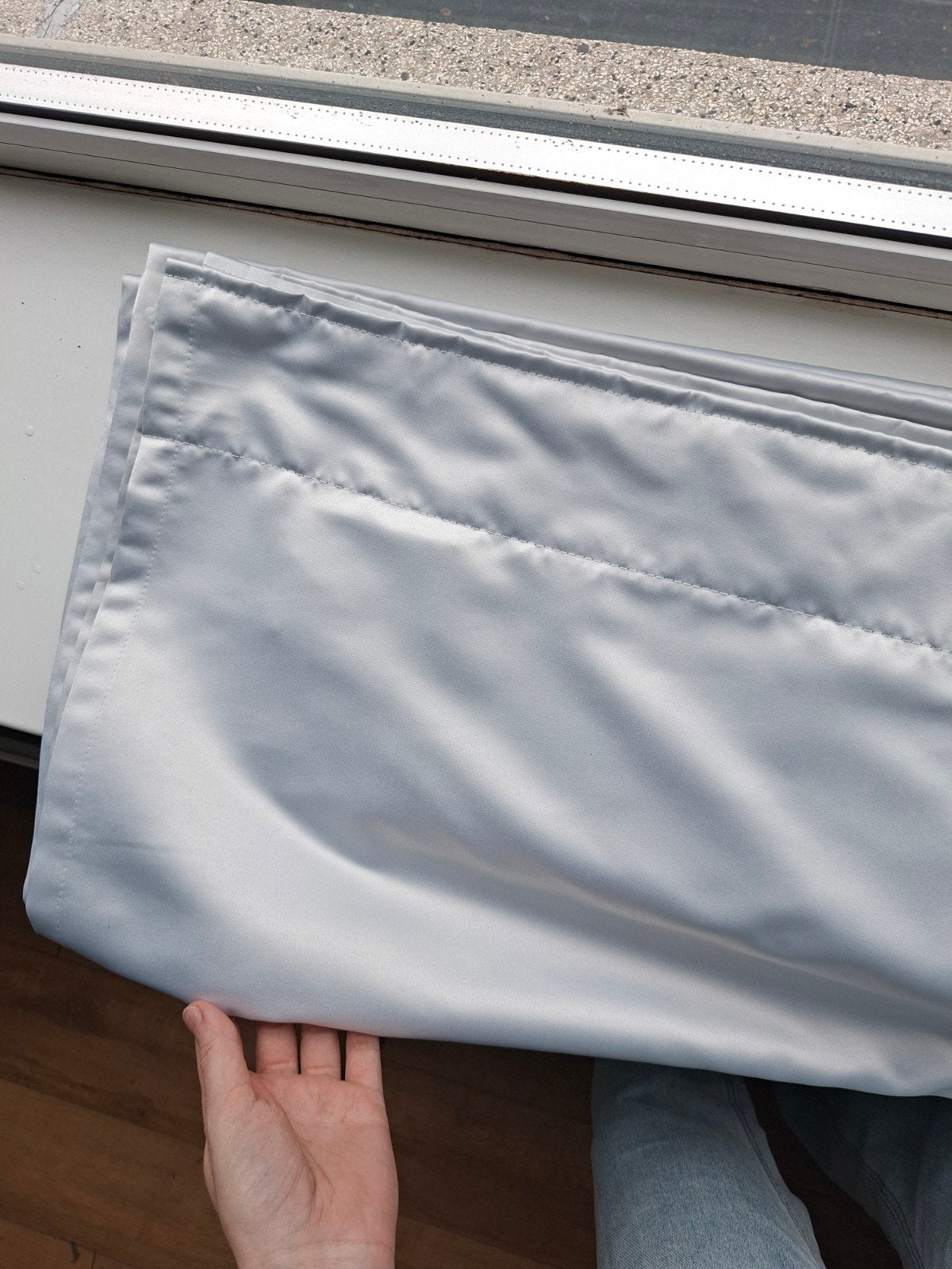 Ikea GLANSNAVA verduisterende inbetween gordijnen (4 stuks), 143 cm, Wit, Ophalen of Verzenden, Zo goed als nieuw