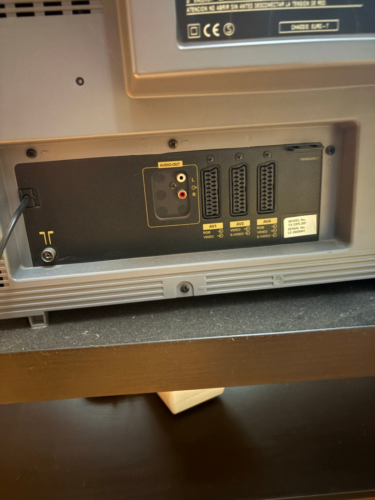 Panasonic TX-32PL30F CRT TV - Vintage kleurentelevisie, Ophalen, Gebruikt, Panasonic, 50 Hz
