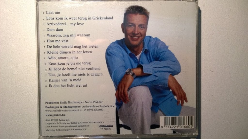 Jannes - Gewoon Jannes, Ophalen of Verzenden, Zo goed als nieuw, Levenslied of Smartlap, Album