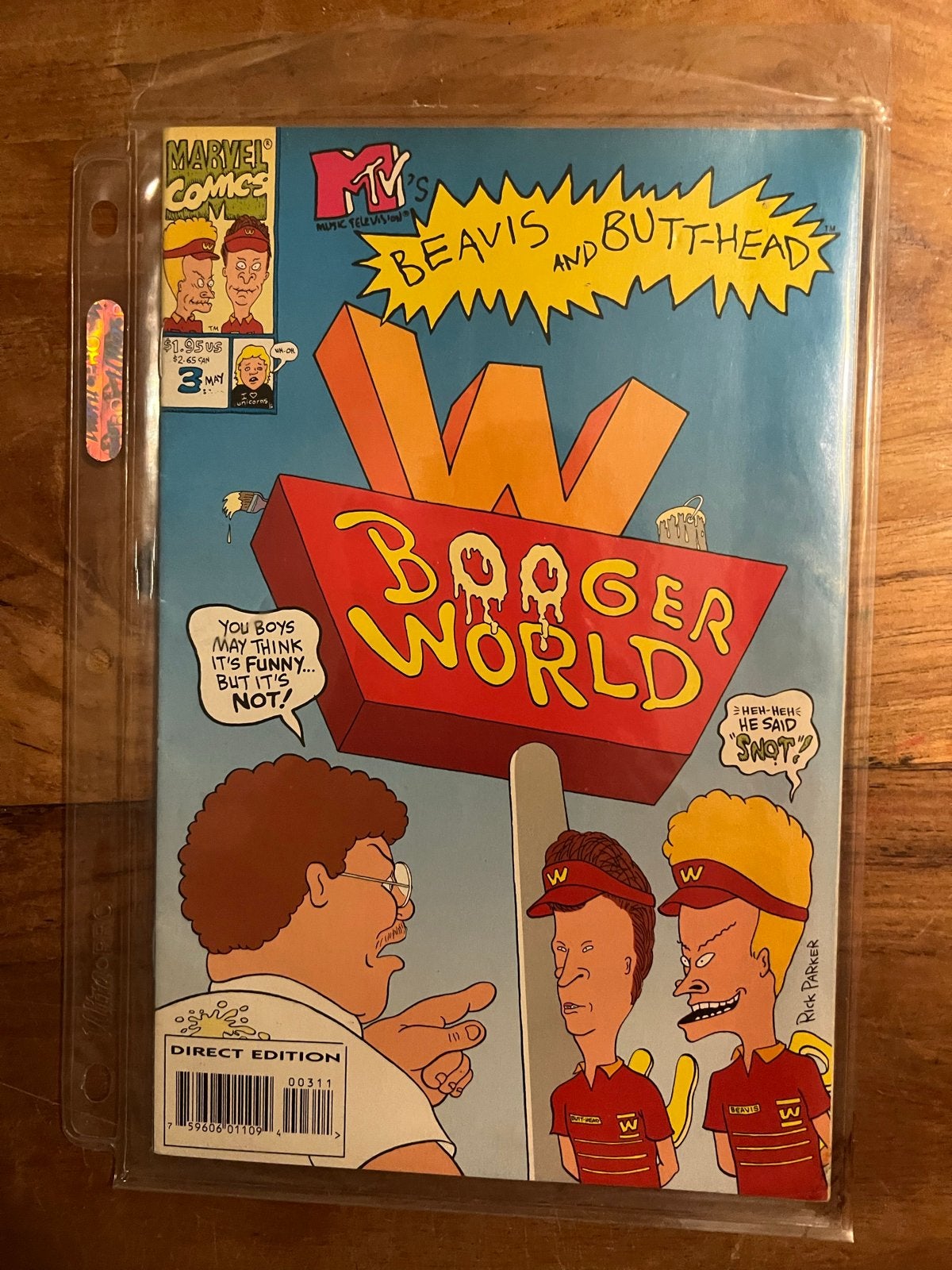 Beavis and Butt-Head #3 - Marvel Comics (1994), Ophalen of Verzenden, Gelezen