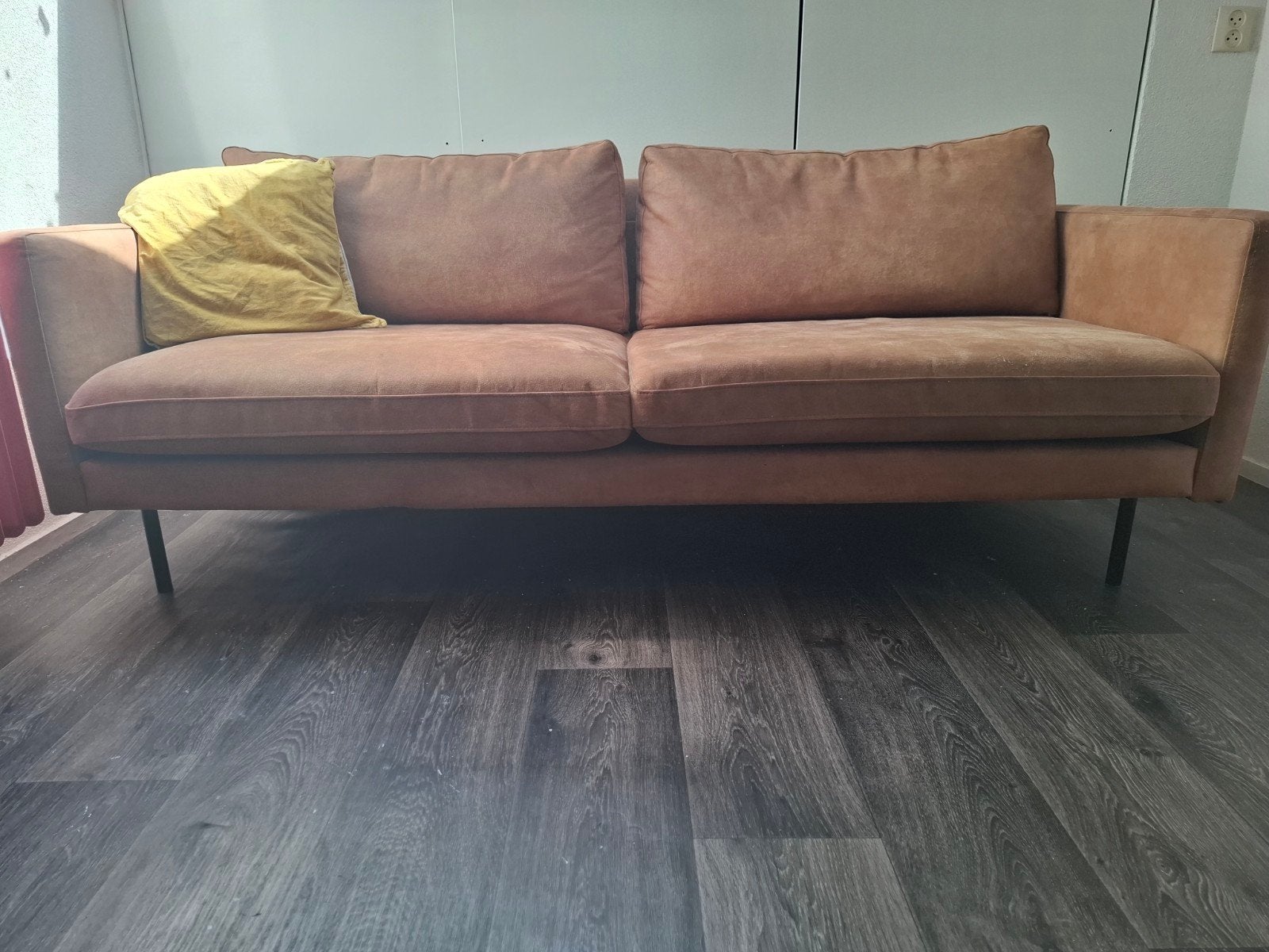 Zitmaxx Leren Bank - Zo goed als nieuw, Ophalen, Gebruikt, 200 tot 250 cm, Vierpersoons of meer