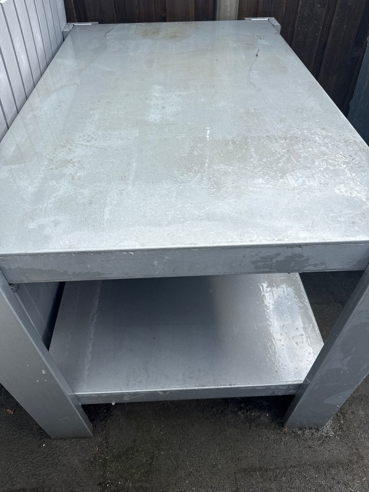 Stevig metalen onderstel voor pizza oven of werkbank, Ophalen of Verzenden, Gebruikt