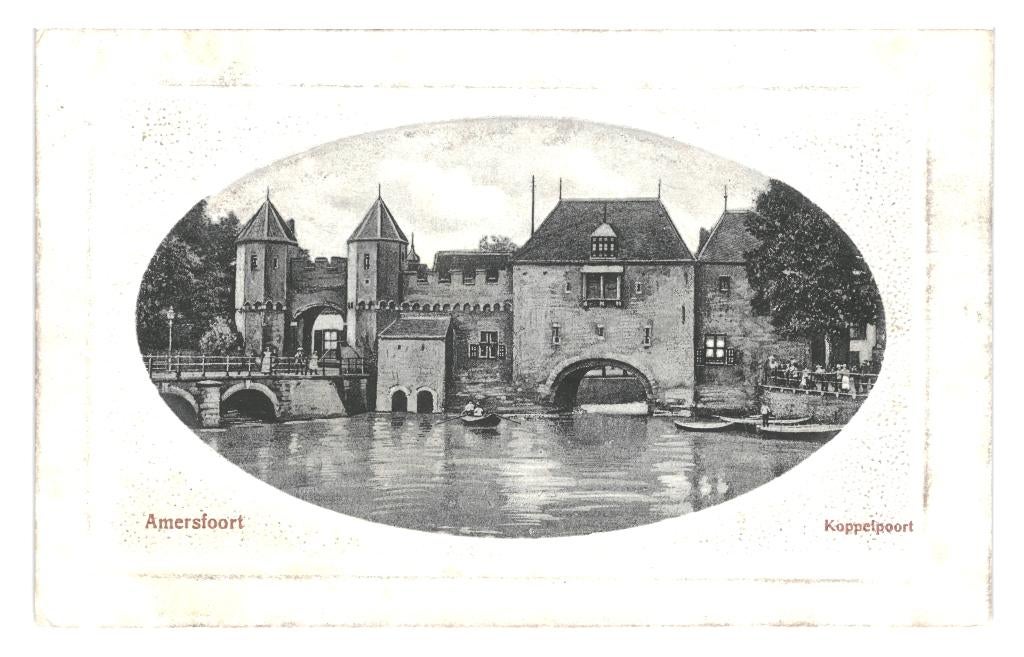 983646 Amersfoort Koppelpoort Nette oude kaart Onbeschreven, Ophalen of Verzenden, 1920 tot 1940, Ongelopen, Utrecht