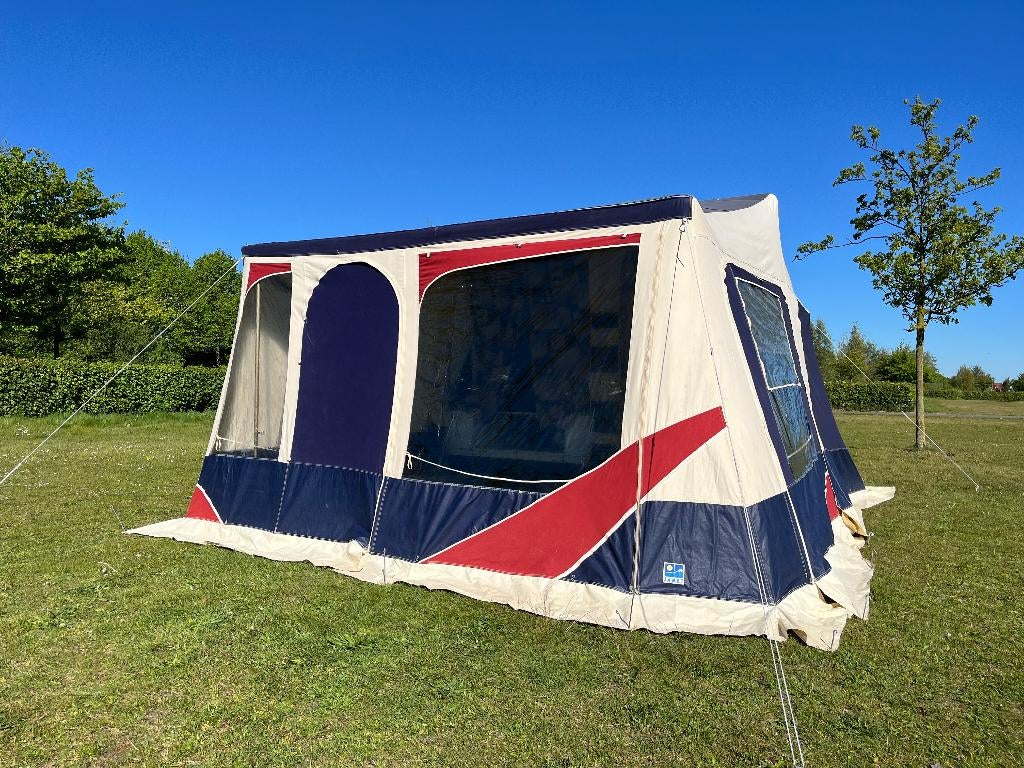 Zeer complete vouwwagen Jamet Jametic, Caravans en Kamperen, Vouwwagens, Ophalen, Blauw, Aanwezig, Jamet