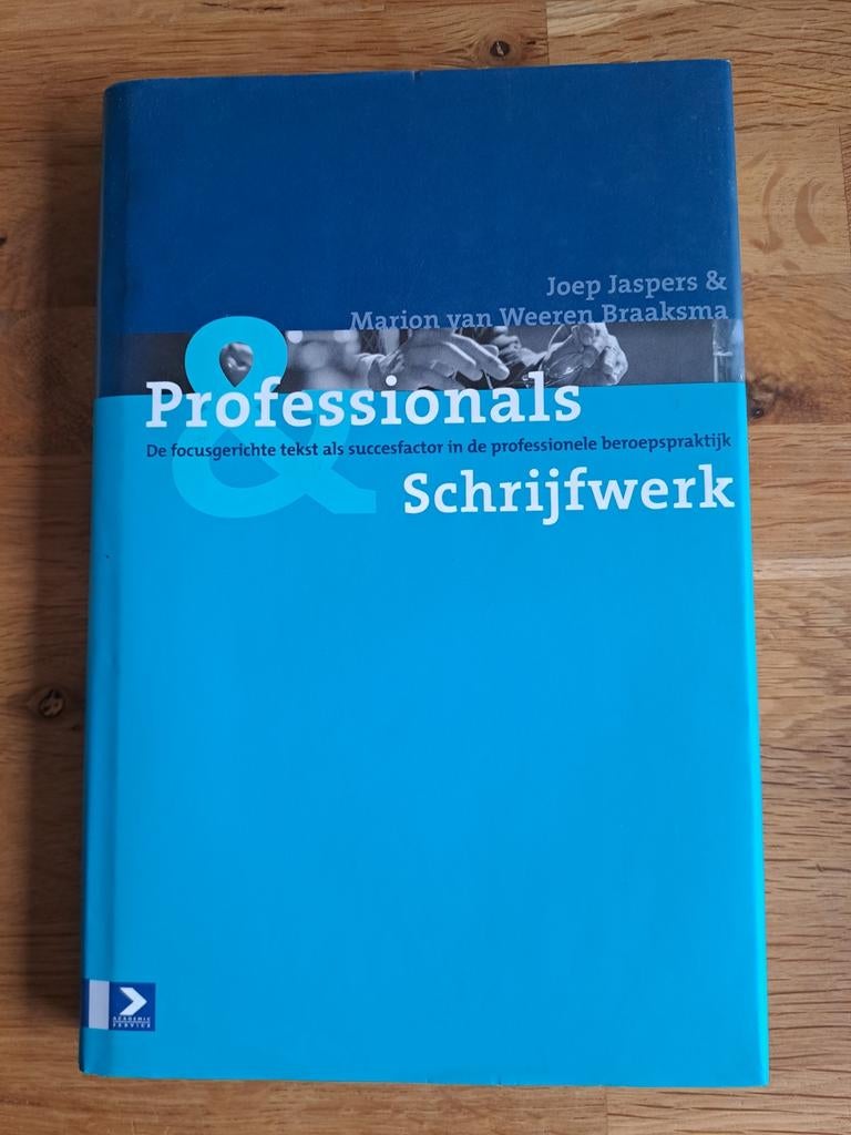 Professionals & Schrijfwerk - Jaspers & Braaksma, Ophalen of Verzenden, Zo goed als nieuw