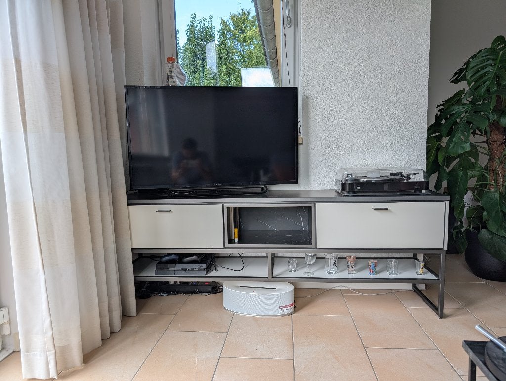 Design TV meubel, lowboard, dressoir Bogotoa, Ophalen, Modern. Uniek design., Overige materialen, 150 tot 200 cm