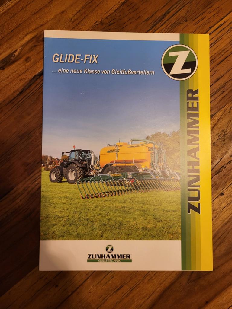 tractor folder Zunhammer GLIDE-FIX, Boeken, Catalogussen en Folders, Ophalen of Verzenden, Zo goed als nieuw