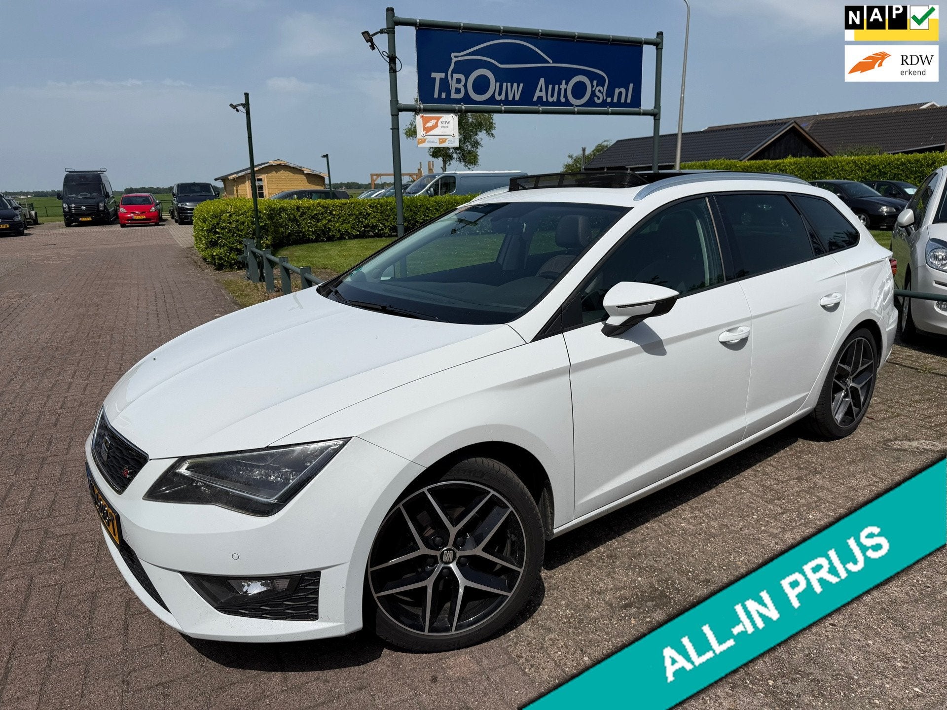 Seat Leon ST 1.4 EcoTSI FR Connect|Pano|NAP|Trekhaak|, Auto's, Gebruikt, Euro 6, 4 cilinders, 150 pk