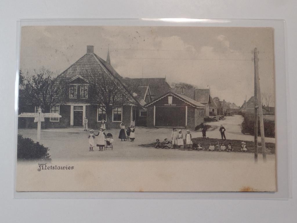 Metslawier, Verzenden, Voor 1920, Gelopen, Friesland