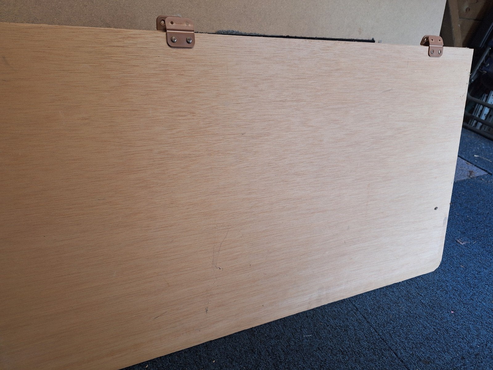 Houten planken voor onder kussens caravan, Ophalen, Gebruikt