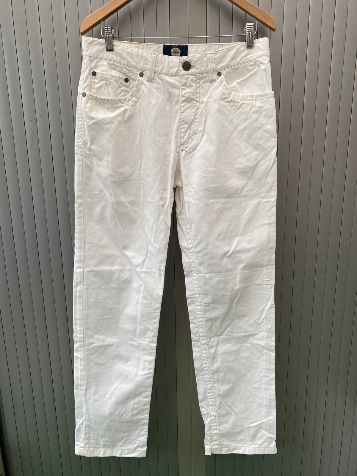 Gardeur broek jeans 48 wit, Ophalen of Verzenden, Zo goed als nieuw, Maat 48/50 (M), Wit