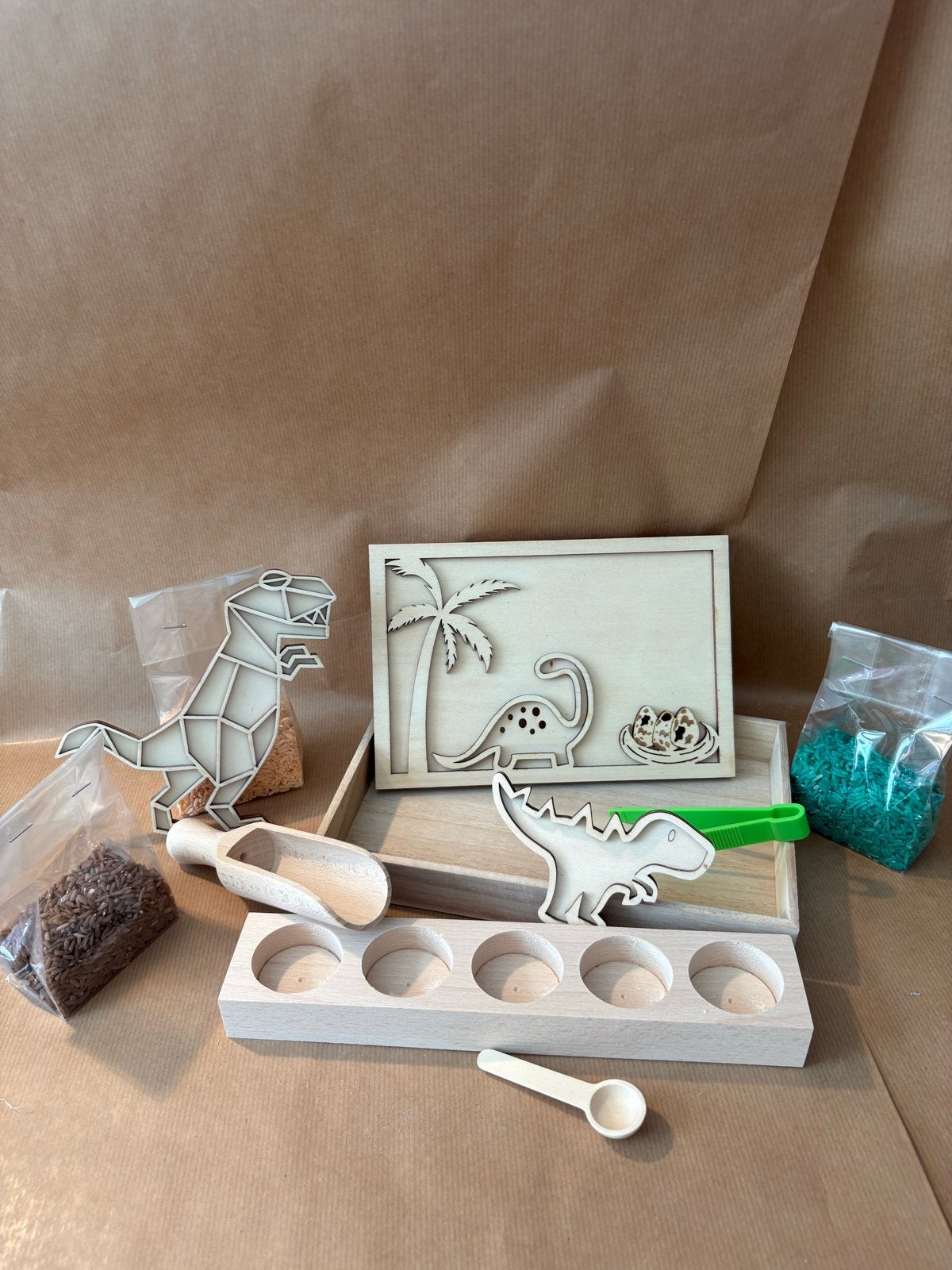 Complete sensomotorische speelset thema dinosaurus, Ophalen of Verzenden, Nieuw, Ontdekken