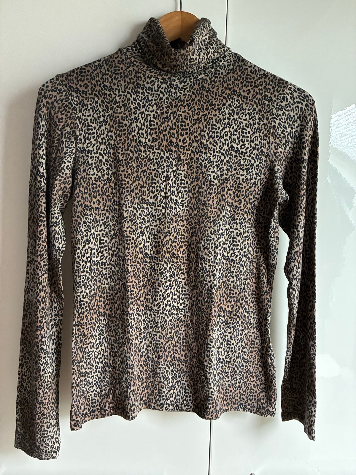 Marc Aurel coltruitje longsleeve met panterprint, maat 38, Kleding | Dames, Maat 38/40 (M), Bruin, Ophalen of Verzenden, Lange mouw