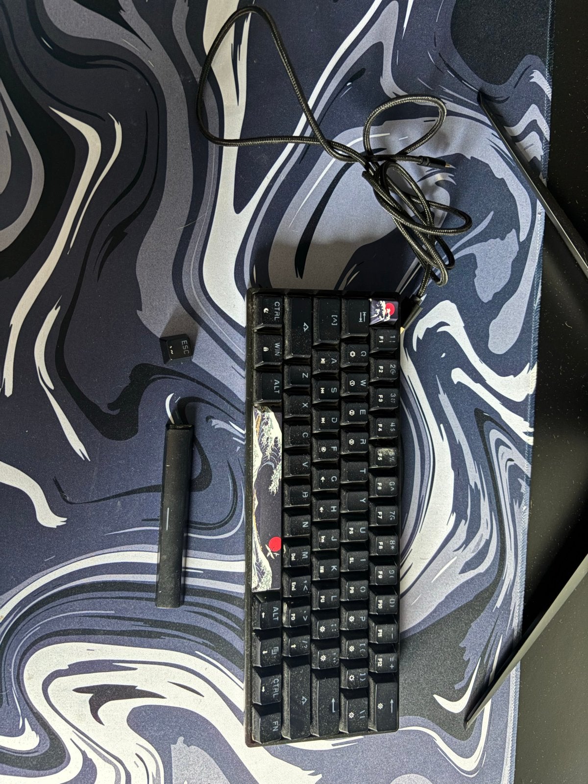 GK61 mechanisch gaming keyboard 60%, Computers en Software, Toetsenborden, Gebruikt, Gaming toetsenbord, Ophalen of Verzenden