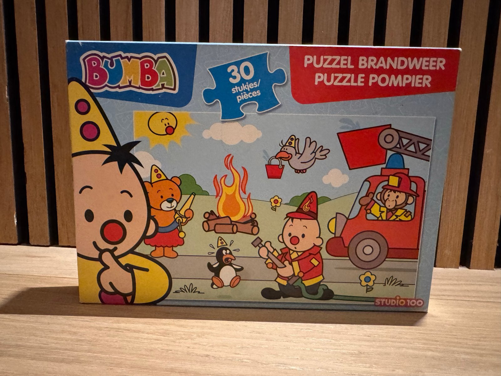 Bumba Brandweer Puzzel - 30 Stukjes - Studio 100, Ophalen of Verzenden, 10 tot 50 stukjes, Gebruikt, 2 tot 4 jaar