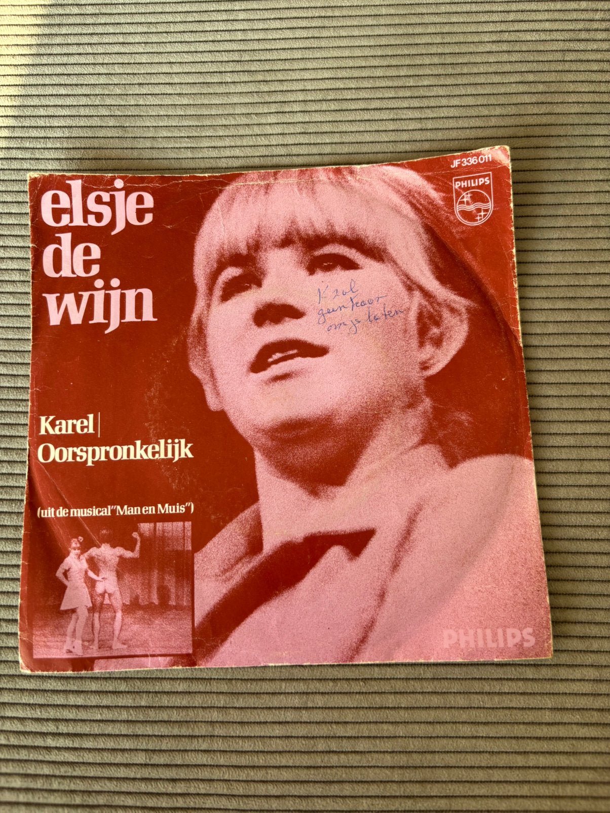 Single - Elsje de Wijn -- Karel & Oorspronkelijk, Ophalen of Verzenden, Gebruikt, Nederlandstalig