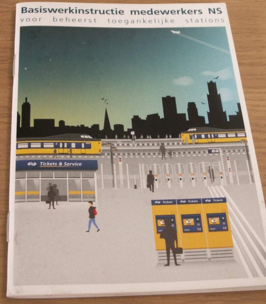 NS folder basiswerkinstructie medewerkers NS, Ophalen of Verzenden, Nieuw, Trein, Overige typen