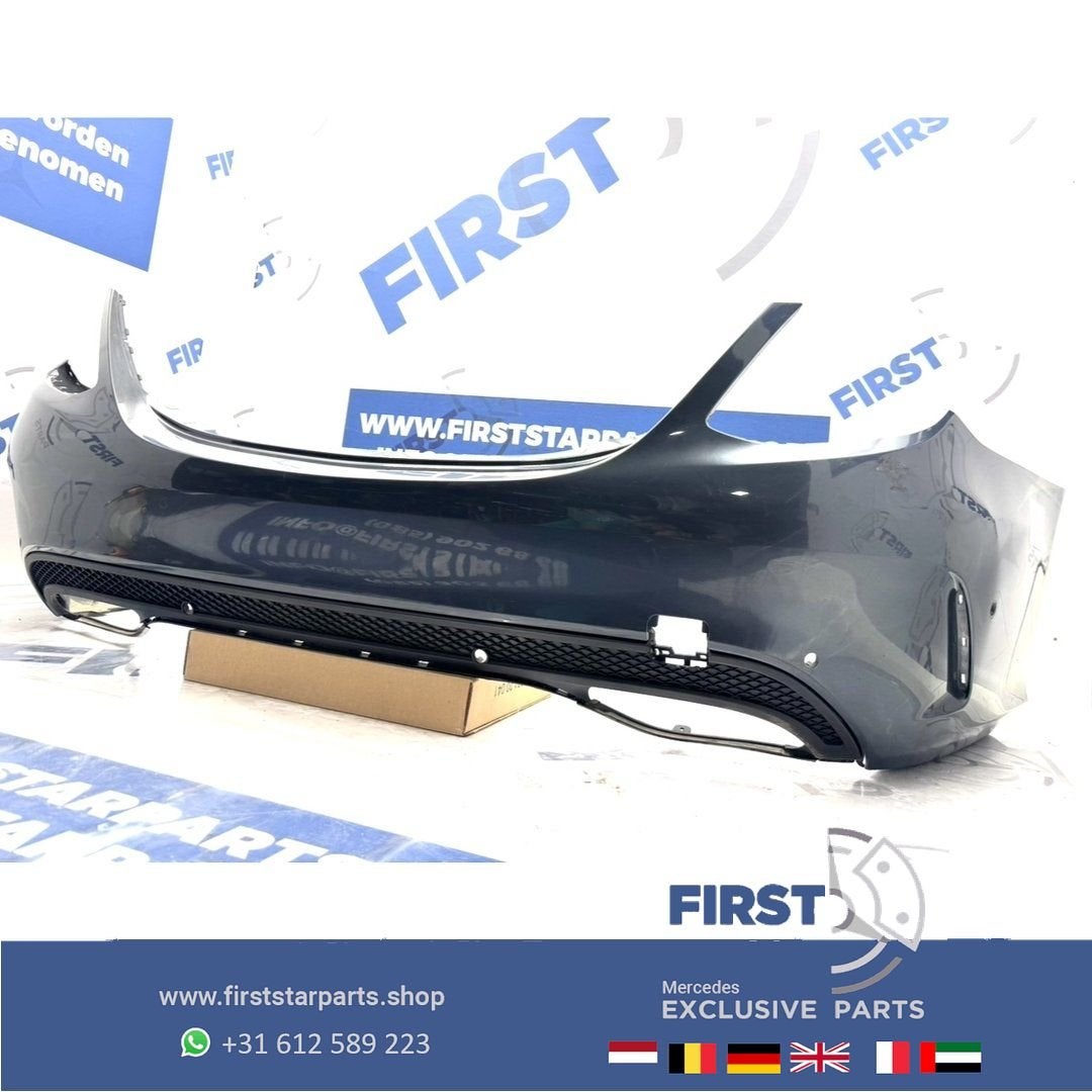 W205 BUMPER C KLASSE AMG ACHTERBUMPER COMPLEET ORIGINEEL C43, Auto-onderdelen, Carrosserie en Plaatwerk, Gebruikt, -, Ophalen of Verzenden