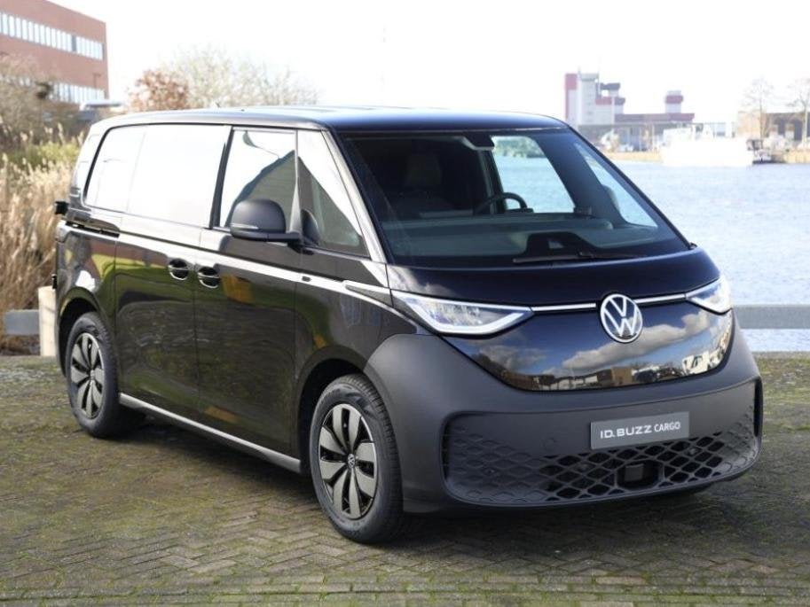 Volkswagen ID. Buzz Cargo Economy Business Elektromotor 210, Auto's, Automaat, Zwart, Volkswagen, Zwart