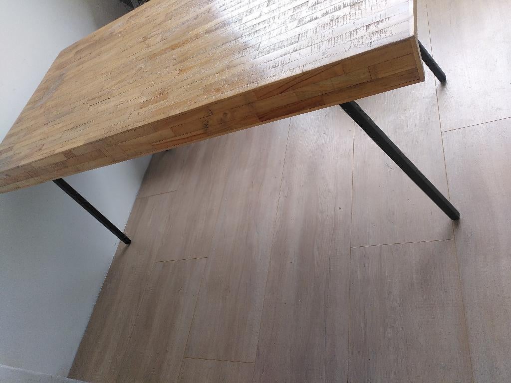 Eettafel, Huis en Inrichting, Tafels | Eettafels, Ophalen, Gebruikt, 50 tot 100 cm, 150 tot 200 cm
