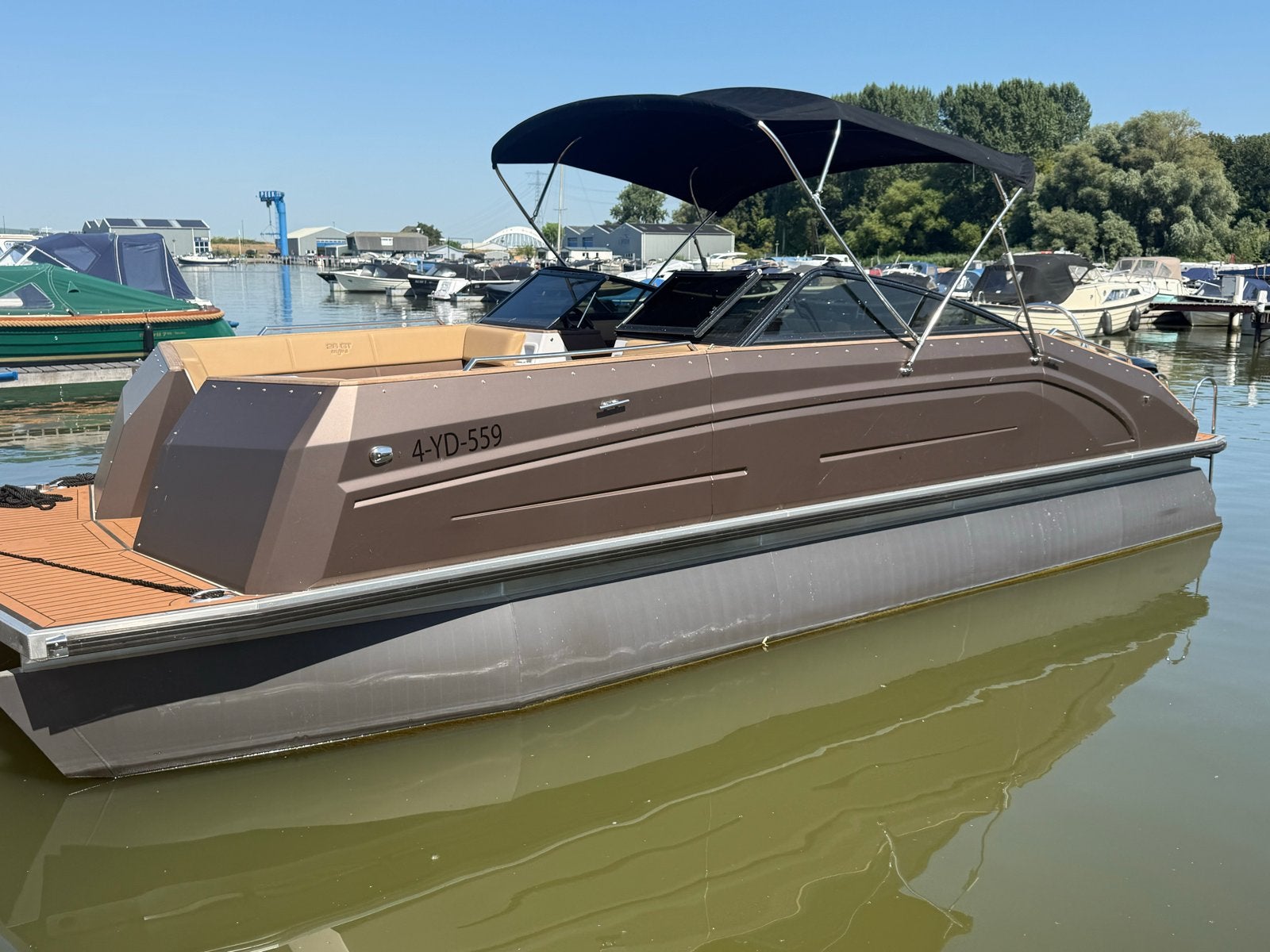Enigma gt  26 Pontoonboot / pontonboot Enigste wereldwijd !, Overige merken, Buitenboordmotor, Dieptemeter, 0 cm