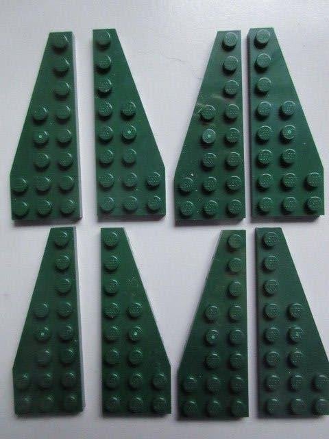 nr. 9292, 8 Donkergroene aangepaste plaatjes, kerstbomen, Ophalen of Verzenden, Zo goed als nieuw, Lego