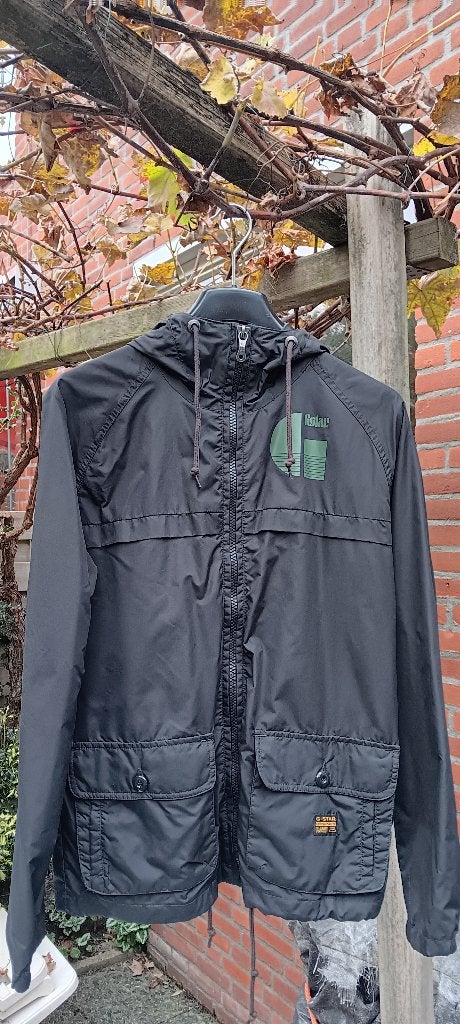 G-star jas, Kleding | Dames, Jassen | Zomer, Maat 38/40 (M), Zwart, Ophalen of Verzenden, Gedragen