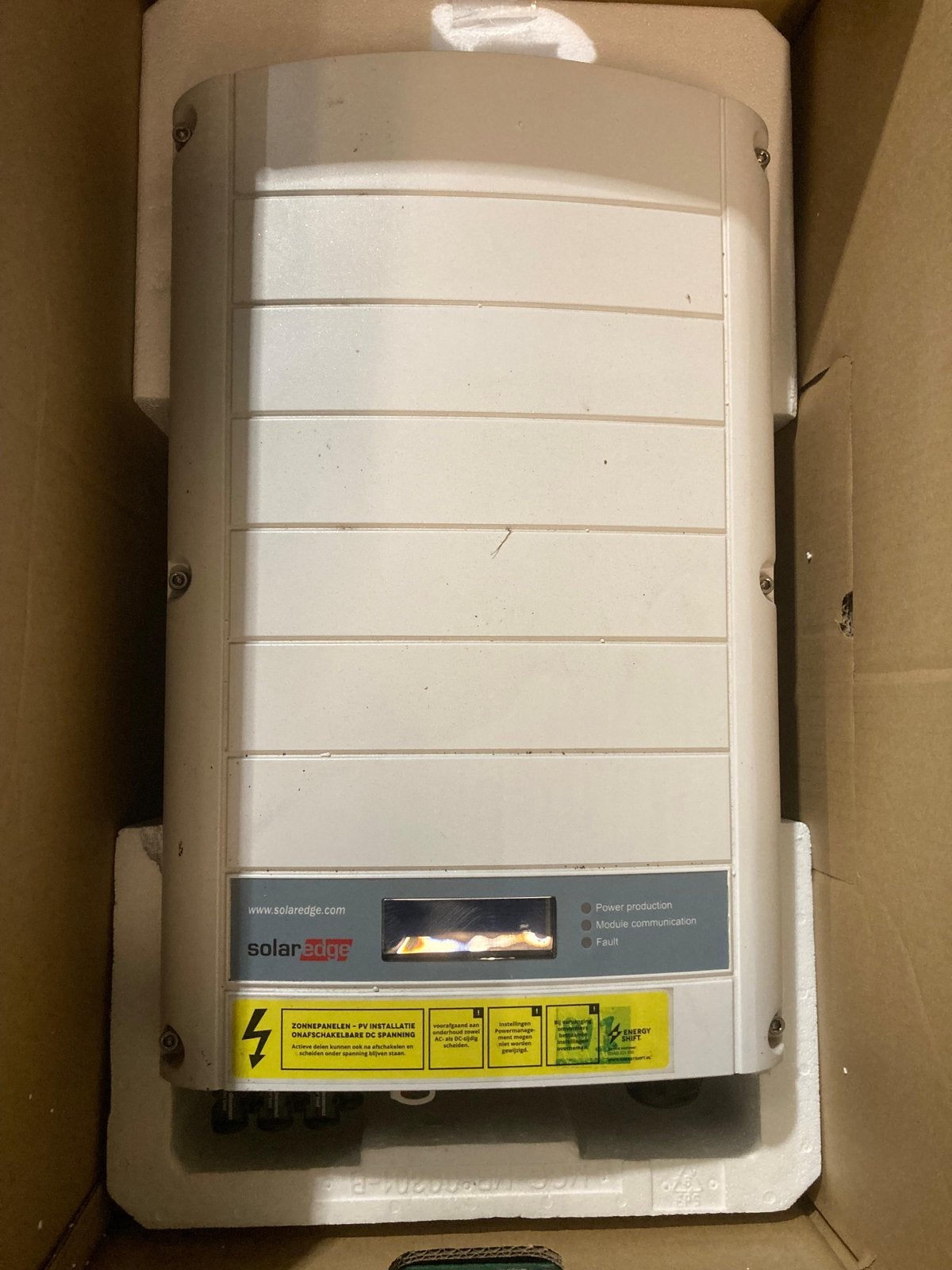 SolarEdge SE25K Omvormer - gebruikt, Ophalen, Gebruikt, Overige typen, 200 wattpiek of meer