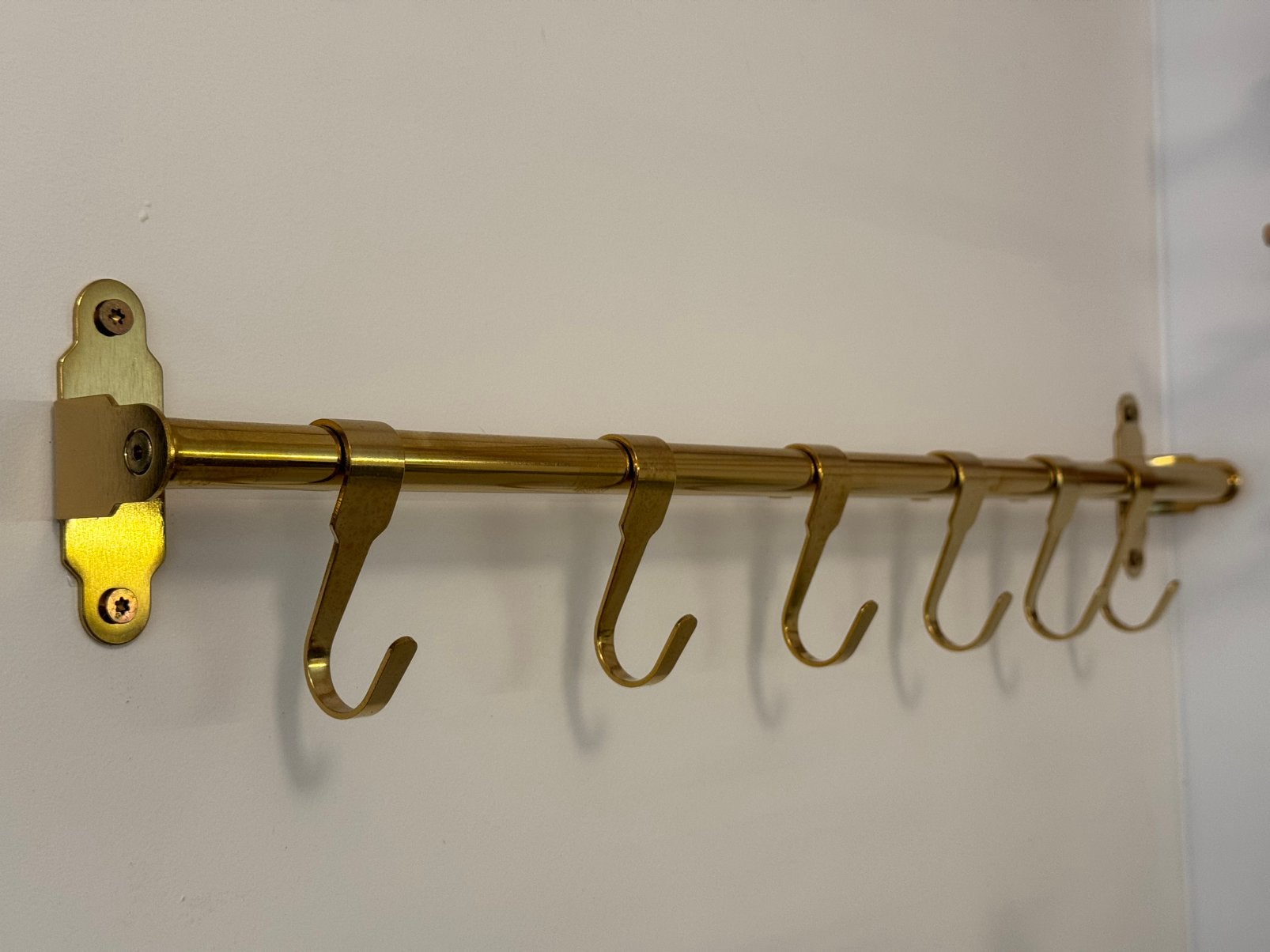 Ikea Brass Kitchen Rail x2, Ophalen, Zo goed als nieuw