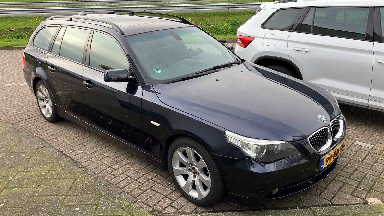 BBS 17 inch velgen met winterbanden voor BMW E60/E61 5 Serie, Auto-onderdelen, Ophalen, Banden en Velgen, 17 inch, Winterbanden