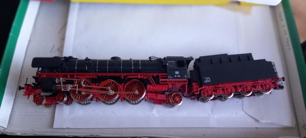 Te koop fleischmann stoomlok DB  01 164 ho Gelijkstroom, Verzenden, Fleischmann, Zo goed als nieuw, Analoog