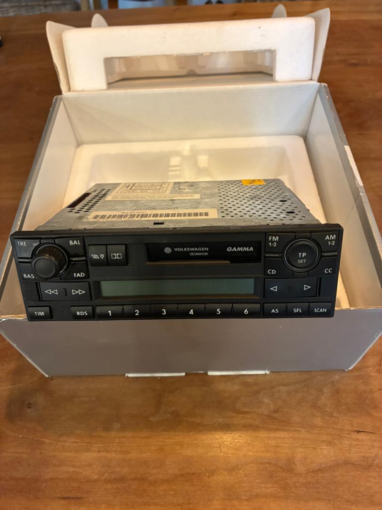 VW Gamma radio origineel T4 camper eventueel met bluetooth, Ophalen of Verzenden, Zo goed als nieuw