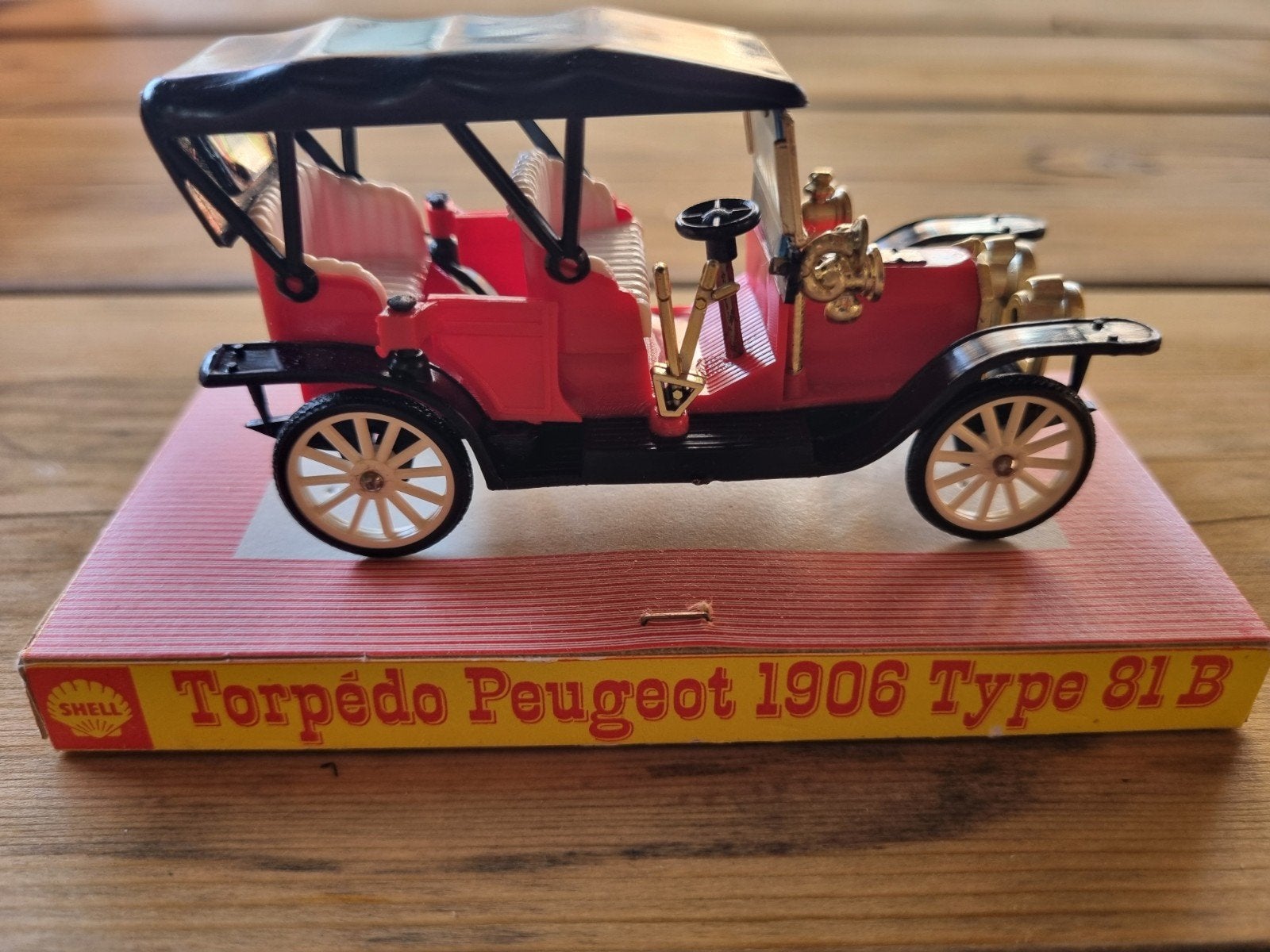Shell Torpédo Peugeot 1906 Type 81 B schaalmodel, Hobby en Vrije tijd, Modelauto's | Overige schalen, Ophalen of Verzenden, Zo goed als nieuw