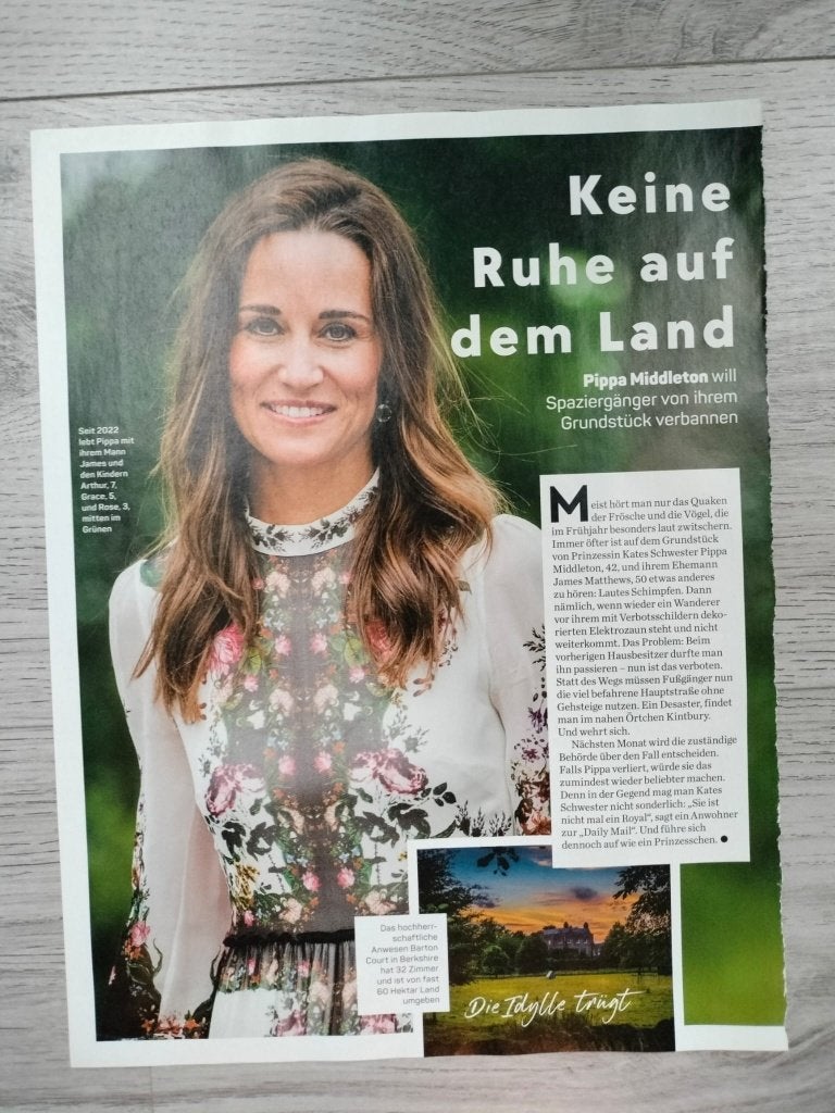 Pippa Middleton 1 pagina Gala tijdschrift  - Duitsland, Verzenden, Zo goed als nieuw, Boek, Tijdschrift of Artikel