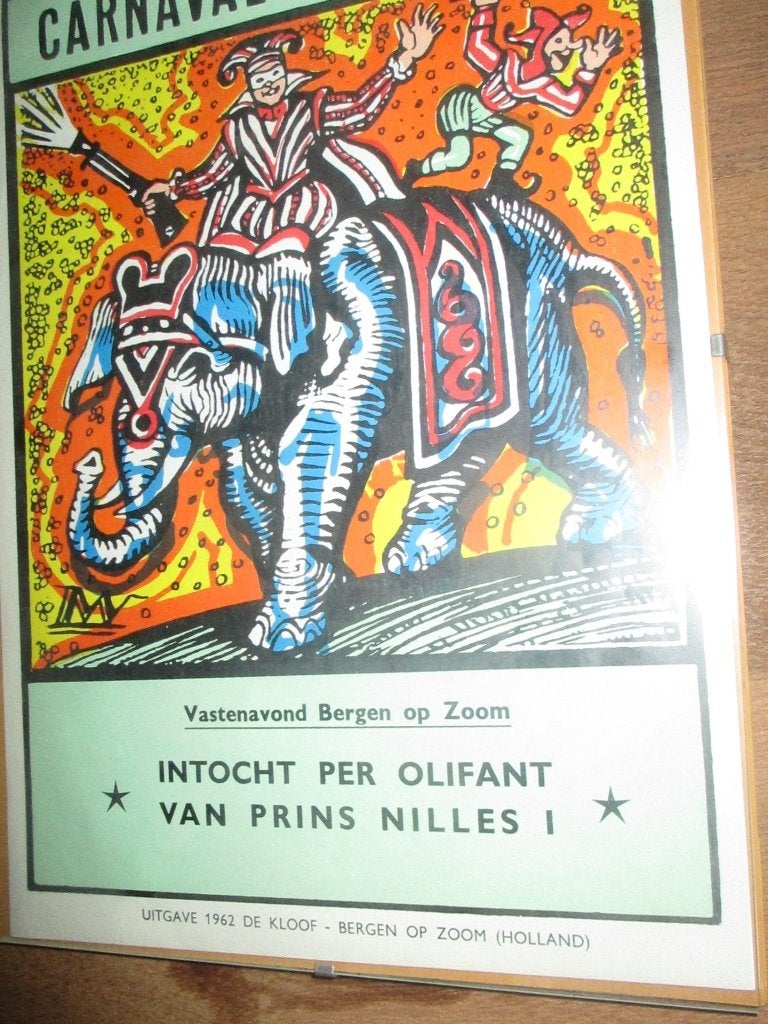 Vastenavend poster, Verzamelen, Overige Verzamelen, Ophalen of Verzenden