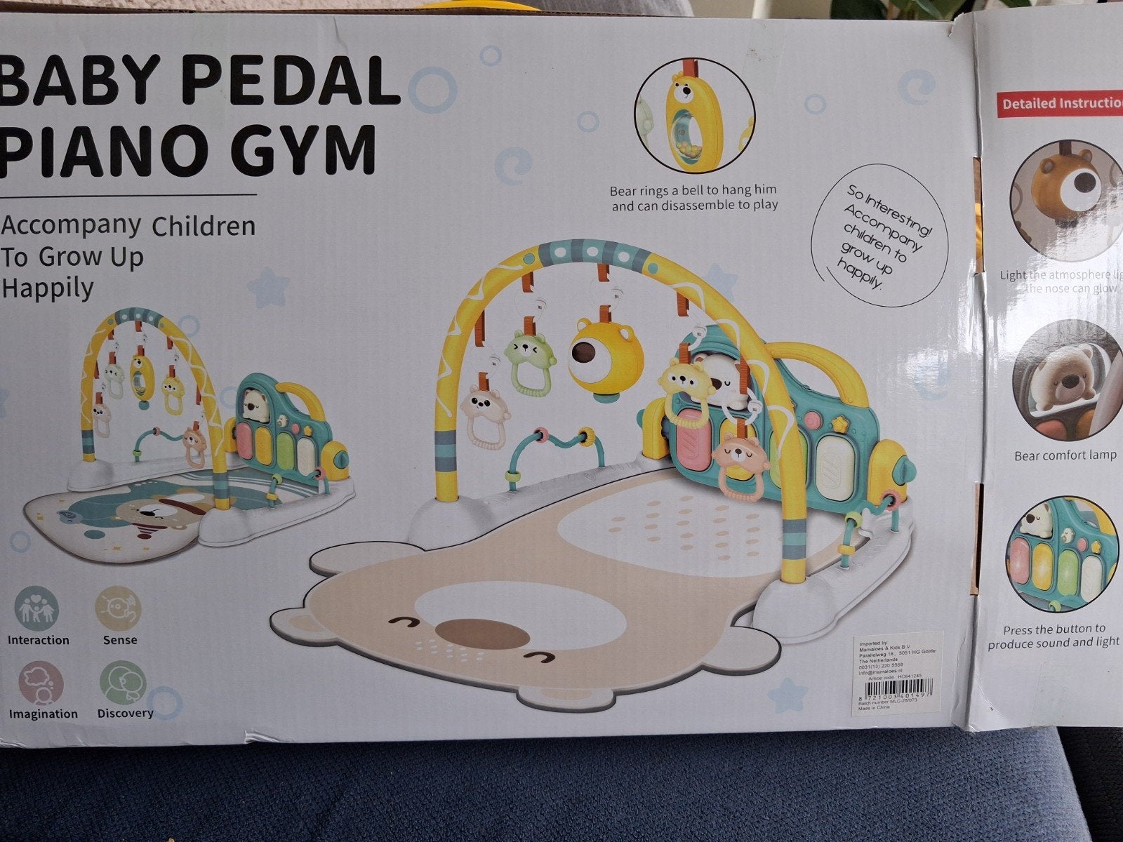 baby speelkleed, Ophalen, Zo goed als nieuw, Babygym, Met licht
