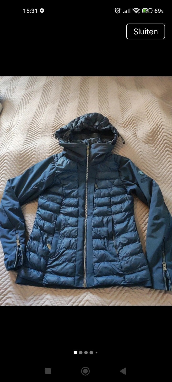 Human Nature Dames Jas - Perfecte Staat, Kleding | Dames, Blauw, Ophalen of Verzenden, Zo goed als nieuw, Maat 36 (S)