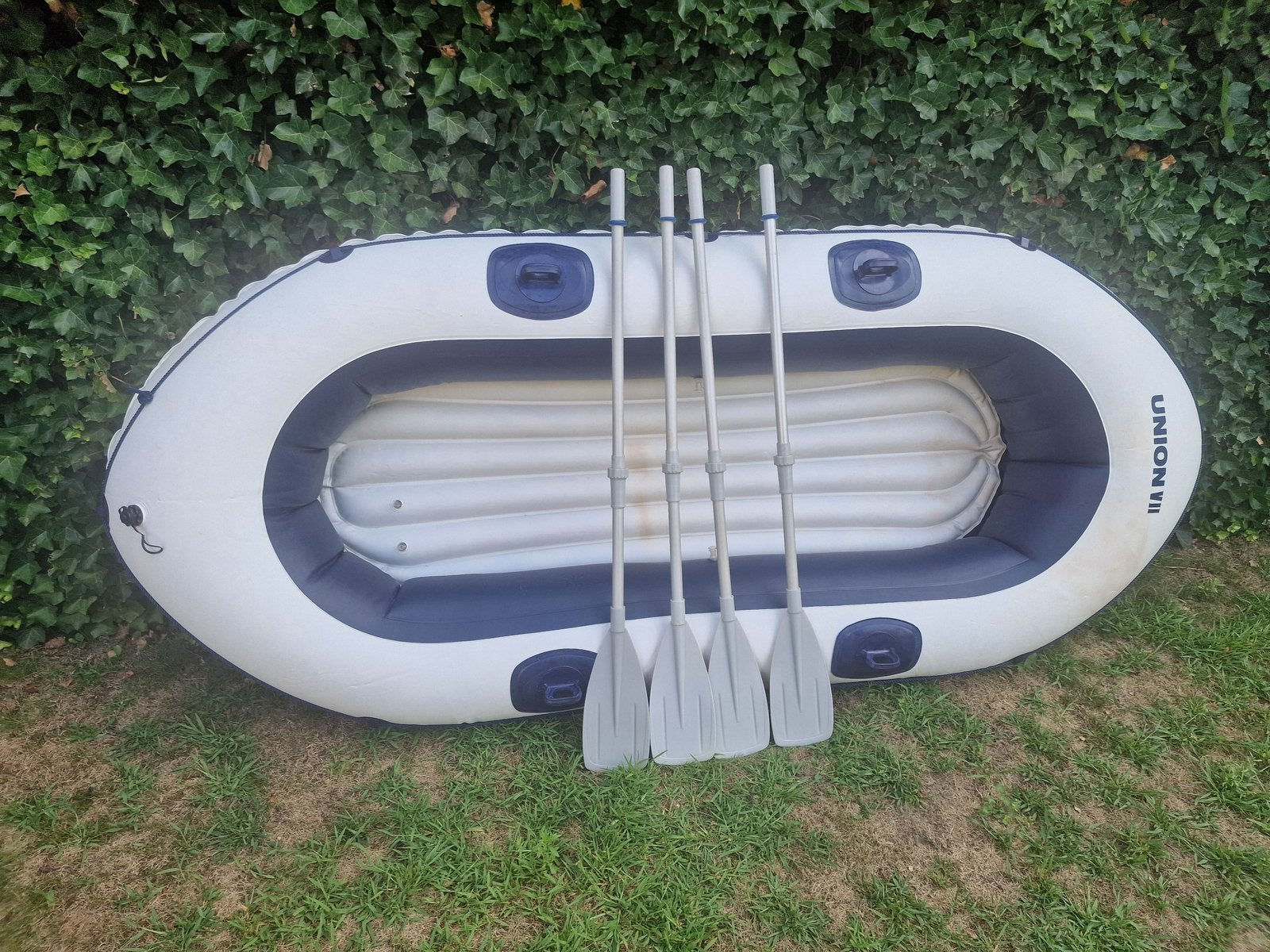 Opblaasbare boot Union VII 260 x 110 cm + 4 peddels, Ophalen, Zo goed als nieuw
