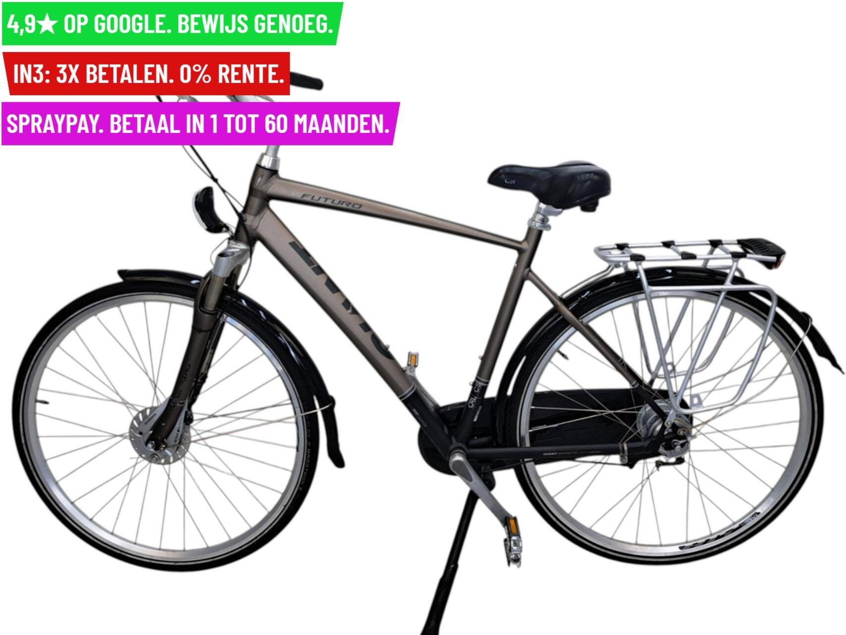 Herenfiets Giant Futuro 28"/55cm/bronzen/8 versnellingen, 9713 Bv Groningen, Gebruikt, Giant, Giant