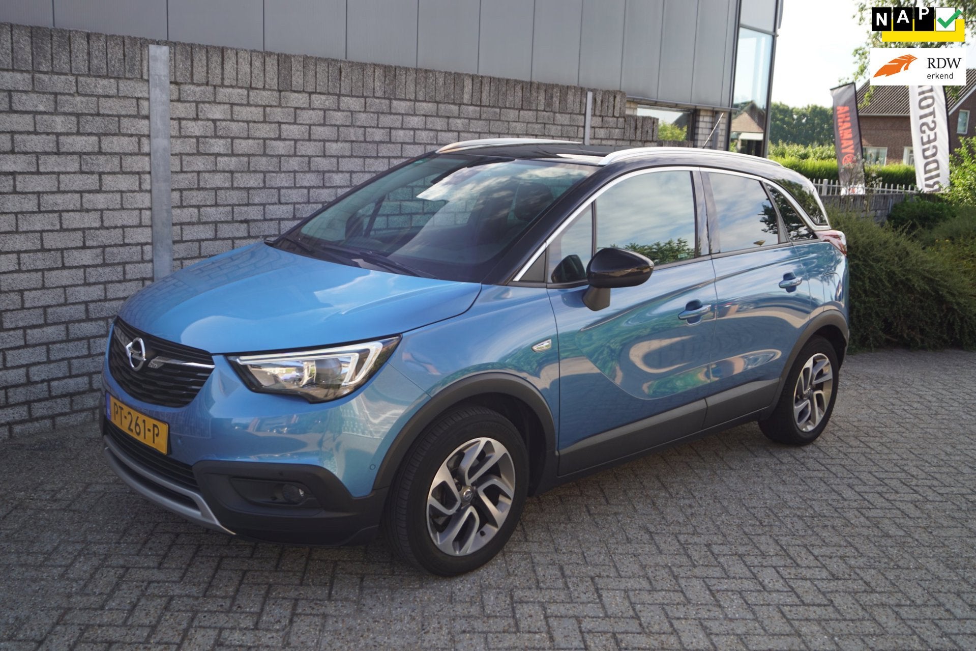 Opel Crossland X 1.2 Turbo Innovation Panodak Half Leder Spo, Auto's, Dealer onderhouden, 840 kg, Gebruikt, 1199 cc