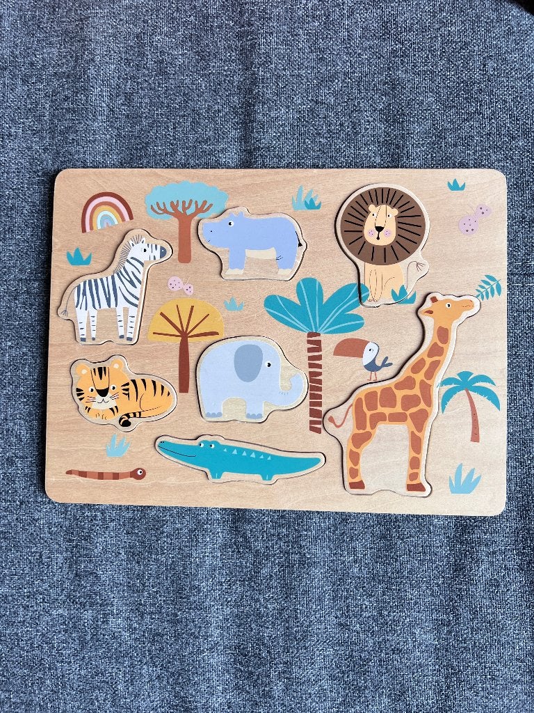 Zgan baby/peuter puzzle, Ophalen, Minder dan 10 stukjes, Zo goed als nieuw, 6 maanden tot 2 jaar