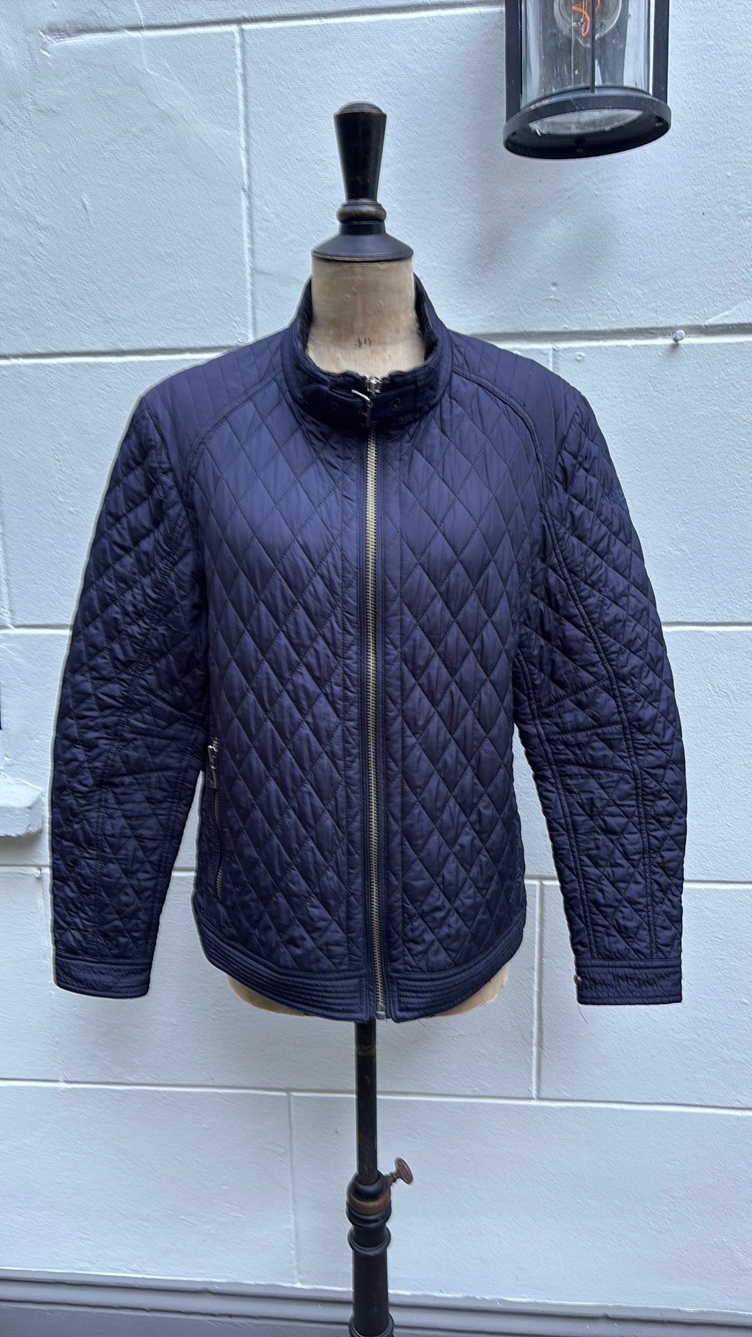 WELLINGTON of Bilmore outdoor jas L marine blauw zgan, Kleding | Heren, Verzenden, Zo goed als nieuw, Maat 52/54 (L), Blauw